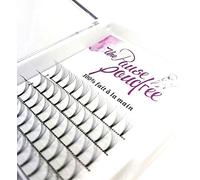 4D 0.10 C 8-14 MIX - 0.10 D 8-14 MIX - 0.07 D 8-14 MIX Une Pause Poudree Boite Extensions de Cil Volume Russe Faux Cils en Soie Synthétique Qualité Supérieur Marque Française (4D 0,10 D 8-14 mixt)