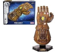 4D BUILD - Puzzle 3D Marvel - Maquette Avengers 142 Pièces - Gant de l’Infini Thanos Saga - Puzzle Adulte - Jeu de Construction à Collectionner - Jouet adulte - Jeu Enfant 12 ans et +