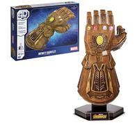4D Build, Marvel Infinity Kit de mannequins 3D avec support, objets de collection Marvel et décoration de bureau, puzzle pour adulte, jouets de construction, 142 pièces, puzzles 3D, idées cadeaux pour