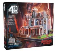 4D Build PUZZ4D-Maquette CASA Creel de 179 pièces 3D Stranger Things de 23,2 cm - Puzzle pour Adultes et Enfants, 6070965, Table, Jeux pour Enfants (Spin Master