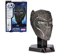 4D BUILD - Puzzle 3D Marvel - Maquette Avengers 82 Pièces - Masque Black Panther Inspiré de la Saga - Puzzle Adulte - Jeu de Construction à Collectionner - Jouet adulte - Jeu Enfant 12 ans et +