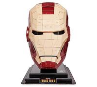 4D BUILD - Puzzle 3D Marvel - Maquette Avengers 96 Pièces - Casque Iron Man Inspiré de la Saga - Puzzle Adulte - Jeu de Construction à Collectionner - Jouet adulte - Jeu Enfant 12 ans et +