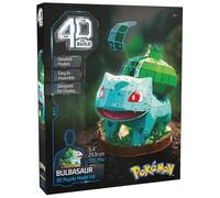 4D Build - Puzzle 3D Pokémon - Maquette Bulbizarre Pokémon 195 Pièces - Bulbizarre Inspiré Du Dessin Animé - Puzzle Adulte - Jeu De Construction À Collectionner - Jouet Adulte - Jeu Enfant 12 ans Et +