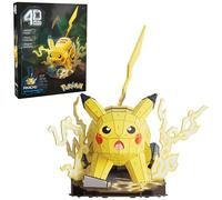 Spin Master - 4D Build Puzzle 3D Maquette Pikachu Pokémon 201 pièces 12 ans et +