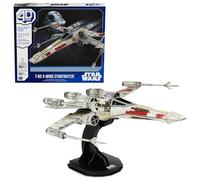 4D BUILD - Puzzle 3D Star Wars - Maquette Star Wars 160 Pièces - X-Wing Inspiré de la Saga - Puzzle Adulte - Jeu de Construction à Collectionner - Jouet adulte - Jeu Enfant 12 ans et +