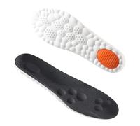 4D Cloud Semelles pour hommes et femmes, anti-fatigue, absorption des chocs et massage pour le sport et la course (2 pièces, taille 43-44)
