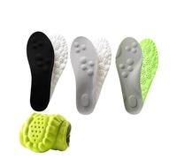 4D Cloud Semelles pour hommes et femmes - Anti-fatigue, absorption des chocs et massage pour le sport et la course (3 pièces B, 35-36)