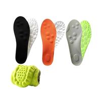 4D Cloud Semelles pour hommes et femmes - Anti-fatigue, absorption des chocs et massage pour le sport et la course (3 pièces A, 43-44)