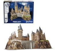 4D Puzzle Kit de Modélisme pour Puzzle 4D Harry Potter, Château de Poudlard de 209 pièces, Décoration de Table Harry Potter, Idée Cadeau, Puzzle de Construction pour Adultes et Garçons, 12+ Ans
