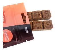 4DOGS Original Bâtonnets de Viande avec Canard, Carotte et Bois de cerf Dur - Lot de 2