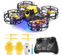 4DRC V18 Mini drone pour enfants débutants, quadricoptère RC avec 2 batteries, longue durée de vol, maintien automatique de l'altitude, flip 3D, mode headless, démarrage à une touche