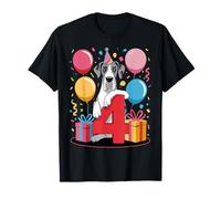 4e anniversaire garçon fille 4 ans quatre dogue allemand T-Shirt