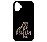 4ème Anniversaire 4 Ans Lollipop garçons Filles Coque pour iPhone 16 Plus