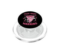 4ème Anniversaire Fournado 4 Pink Tornado Themed Party PopSockets PopGrip pour MagSafe