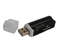 4En1 Usb 2.0 Multi-Ports Lecture De Carte Mémoire Pour Micro Sd M2 Mmc Sdhc Ms Duo(Noir)