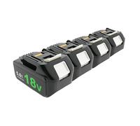 4er Set PATONA Piles pour Makita BL1850 18V 5,0Ah LI-ION (BL1850 LED Compatible)