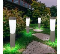 4er Set Solaire LED Lumières Extérieur Jardin Routes Fiche Lampes Piquet Optique