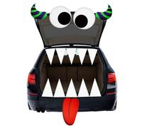 4E's Novelty Kit de décoration de voiture Monster Trunk or Treat - Décorations extérieures pour porte de garage Halloween