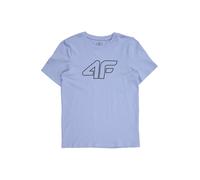 4F Junior T-Shirt fonctionnel bleu-gris / noir, Taille 122