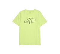 4F Junior T-Shirt fonctionnel vert fluo / noir, Taille 158