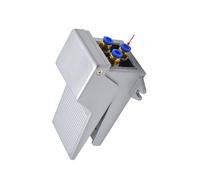4F210-08 2 Position 5 Way Momentary Air Tool Foot Pneumatic Pedal Valve Switch4F210-08L with Lock Pedal Valve NWPNLXEA(PC 12mm Fittings,4F210-08L latching)