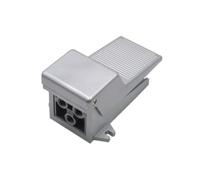 4F210-08 2 Position 5 Way Momentary Air Tool Foot Pneumatic Pedal Valve Switch4F210-08L with Lock Pedal Valve NWPNLXEA(No Fittings,4F210-08L latching)