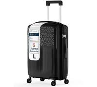 4FLY Valise de voyage rigide légère et ensemble de valises - Valise à roulettes avec serrure TSA, 4 doubles roulettes rotatives, poignée télescopique en aluminium et double fermeture éclair, trousse