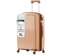 4FLY Valise de Voyage Rigide légère et Ensemble de valises - Valise à roulettes avec Serrure TSA, 4 Doubles roulettes rotatives, poignée télescopique en Aluminium et Double Fermeture éclair, Trousse