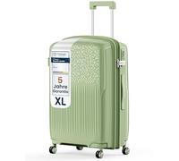 4FLY Valise de Voyage Rigide légère et Ensemble de valises - Valise à roulettes avec Serrure TSA, 4 Doubles roulettes rotatives, poignée télescopique en Aluminium et Double Fermeture éclair, Trousse