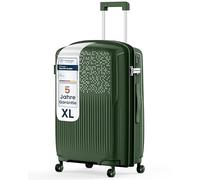 4FLY Valise de Voyage Rigide légère et Ensemble de valises - Valise à roulettes avec Serrure TSA, 4 Doubles roulettes rotatives, poignée télescopique en Aluminium et Double Fermeture éclair, Trousse