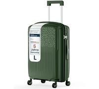 4FLY Valise de Voyage Rigide légère et Ensemble de valises - Valise à roulettes avec Serrure TSA, 4 Doubles roulettes rotatives, poignée télescopique en Aluminium et Double Fermeture éclair, Trousse