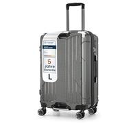4FLY Valise Rigide à Cadre en Aluminium Ultra Légère L, Grande 68 cm, 69L, Valise Soute avec Serrure TSA, 4 Roues Doubles Spinner et Poignée Télescopique en Aluminium, Trolley de Voyage