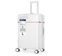 4FLY Valise Rigide Premium Légère L, Grand 65 cm, 68L, Trolley avec Serrure TSA, 4 Roues Doubles Spinner et Poignée Télescopique en Aluminium, Bagage en Soute