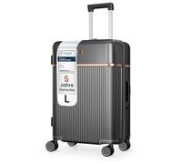 4FLY Valise Rigide Premium Légère L, Grand 65 cm, 68L, Trolley avec Serrure TSA, 4 Roues Doubles Spinner et Poignée Télescopique en Aluminium, Bagage en Soute