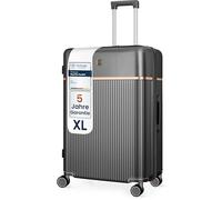 4FLY Valise Rigide Premium Légère XL, Grand 76 cm, 103L, Grand Trolley avec Serrure TSA, 4 Roues Doubles Spinner et Poignée Télescopique en Aluminium, Bagage en Soute