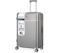 4FLY Valise Rigide Premium Légère XL, Grand 76 cm, 103L, Grand Trolley avec Serrure TSA, 4 Roues Doubles Spinner et Poignée Télescopique en Aluminium, Bagage en Soute