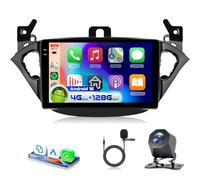 4G&128G VECHTEL 9" Autoradio pour Opel Corsa E 2015-2019/Adam 2013-2016 avec Carplay Android Auto sans Fil,Auto Radio Bluetooth FM/RDS Radio,EQ,Navi Wi-FI/caméra de recul AHD