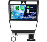 4G+64G 8 Core Autoradio pour Audi A6 C5 1997-2004 S6 1999-2004 RS6 2002-2006 Android Écran Tactile 9 Pouces GPS Carplay Android Auto, Hodozzy Radio 2 Din Bluetooth DSP WiFi RDS Caméra Écran pour Audi