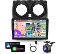 4G&64G 8-Core,VECHTEL 9" Dab Autoradio pour Nissan Qashqai J10 2006-2016 avec CarPlay Android Auto sans Fil,DSP,1280 * 720,Android 15 Autoradio Bluetooth,RDS/FM Radio,Navi Wi-FI/caméra de recul AHD