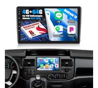 4G+64G/8 Cœurs Qualcomm Android 15 Autoradio pour Ford Transit 2009-2016/Ford Focus 2005-2008 avec CarPlay Android Auto sans Fil, 9“ Écran Tactile avec GPS WiFi Bluetooth FM/RDS DSP EQ SWC Caméra