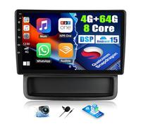 4G+64G/8 Cœurs Qualcomm Android 15 Autoradio pour Renault Trafic 2 Opel Vivaro A Nissan Primastar 2006-2014 avec CarPlay Android Auto, 10,1“ Écran Tactile avec GPS WiFi BT FM RDS DSP EQ SWC Caméra