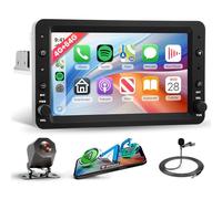 4G+64G Android Autoradio pour Alfa Romeo 159 2004-2011 Brera Spider Sportwagon Sans Fil Carplay Android Auto 7 Pouces Écran Tactile Radio avec GPS Navi WiFi Bluetooth FM/RDS DSP EQ/SWC Caméra de Recul