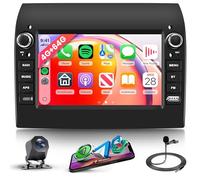 4G+64G Android Autoradio pour Fiat Ducato 2008-2015/Peugeot Boxer 2/Citroen Jumper 2011-2015 avec sans Fil Carplay Android Auto GPS Navi WiFi 7 Pouces Autoradio Bluetooth FM/RDS/32EQ Caméra de Recul