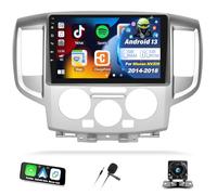 [4G+64G] Autoradio Android 13 pour Nissan NV200 (2014-2018), écran Tactile 9" IPS 1280 * 720P avec Carplay Android Auto Bluetooth DSP/GPS WiFi 32EQ + Caméra de recul AHD