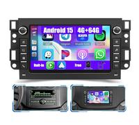 [4G+64G] Inefala Android 15 Autoradio pour Chevrolet Epica Tosca Captiva Aveo avec Wireless Carplay Android Auto, 9" Écran Tactile Radio avec Navi GPS WiFi RDS/FM Bluetooth EQ SWC Caméra de Recul Mic