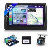4G 64G Podofo 9" Autoradio pour Fiat STILO 2002-2010 Carplay Android Auto Mirror Link,WiFi GPS Navi Bluetooth/RDS/FM,DSP,8-Core Android 13 Radio 2 din avec caméra de recul AHD