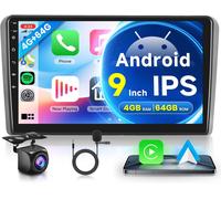 4G+64G Sans Fil Carplay Android Autoradio Pour Audi A3 S3 Rs3 8P 8Vs 8Pa 9 Pouces Écran Tactile Autoradio 2 Din Avec Android Auto Gps Navi Wifi Mirror Link Bluetooth Fm/Rds/32 Eq/Swc Caméra [Z1607]