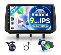 4G+64G sans Fil Carplay Android Autoradio pour Opel Meriva B 2009-2014 9 Pouces Écran Tactile Autoradio 2 Din avec Android Auto GPS Navi WiFi Mirror Link Bluetooth FM/RDS/32 EQ/SWC Caméra de Recul