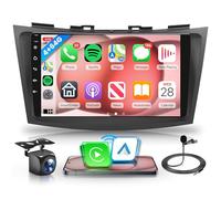 4G+64G Sans Fil Carplay Android Autoradio pour Suzuki Swift 2011-2017 Suzuki Ertiga 2012-2017 9 Pouces Autoradio avec Android Auto GPS Navi WiFi Mirror Link Bluetooth FM/RDS/EQ/USB/SWC Caméra de Recul