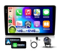 4G&64G VECHTEL 9" Autoradio pour VW Touareg 2003-2010 avec Carplay Android Auto sans Fil,Auto Radio Bluetooth FM/RDS Radio,EQ,Navi Wi-FI/caméra de recul AHD